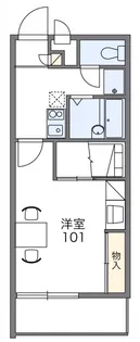 楚辺【2階】の間取り