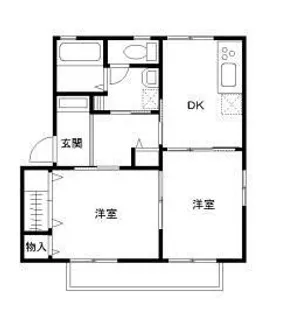 プランドール B棟【1階】の間取り