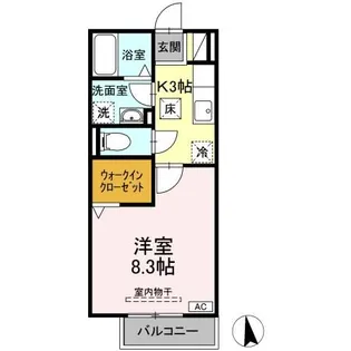 ボナンザ【1階】の間取り
