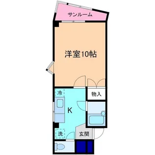 グリーンハイツIII【1階】の間取り