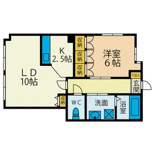 グラス・キャッスル【2階】の間取り