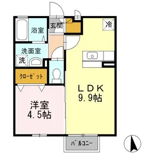 サニーシーズン【2階】の間取り