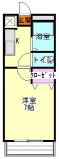 高山マンション【3階】の間取り