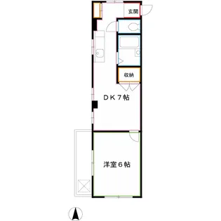 東京都三鷹市新川6【マンション】の間取り