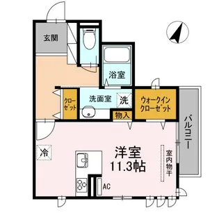 広島県安芸郡海田町窪町【アパート】の間取り