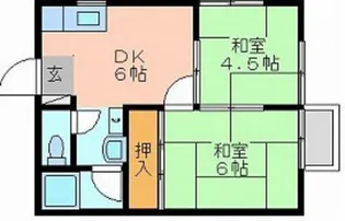 コーポモザン105【1階】の間取り
