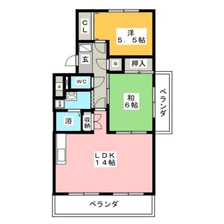 ファミール97【1階】の間取り