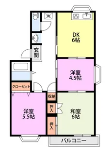 メゾン大地【1階】の間取り