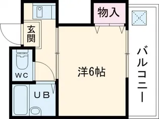 大阪府大東市谷川2【アパート】の間取り