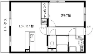 静岡県浜松市中央区早出町【マンション】の間取り