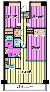 ポロ―ニア指扇【2階】の間取り