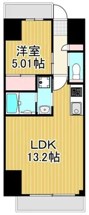 プレジオ西新井【5階】の間取り