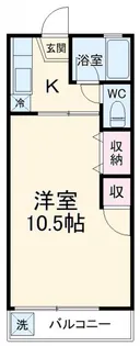 第三ヒカリコーポ【2階】の間取り