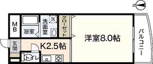 WING TACHIBANA【1階】の間取り