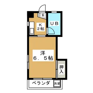 八和ビル【4階】の間取り