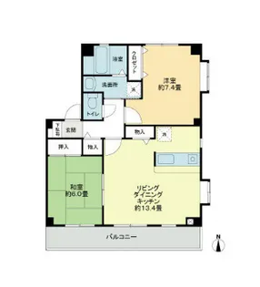 福岡県久留米市善導寺町飯田【アパート】の間取り