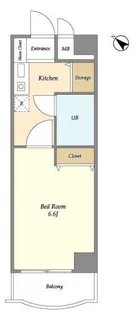 コスモリード溝の口【4階】の間取り