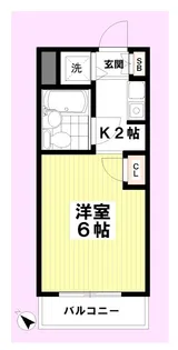 ウィンベルソロ西武球場第二【2階】の間取り
