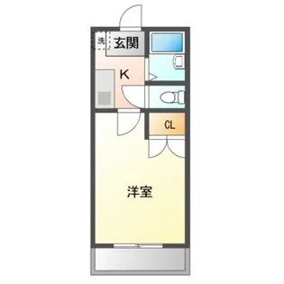 トーヨーハイム【3階】の間取り