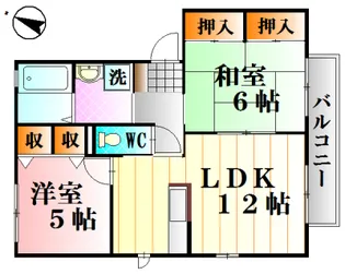 シンフォニーM D棟【1階】の間取り
