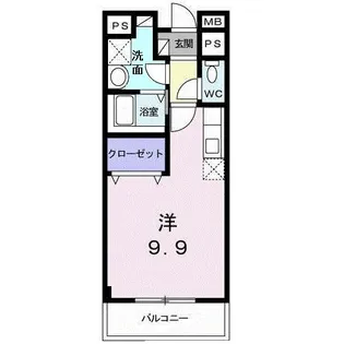 ミニョン アンジュ【2階】の間取り