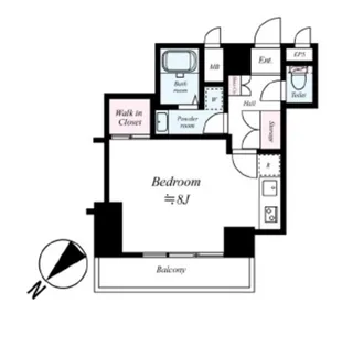 メインステージ神田岩本町II【1階】の間取り