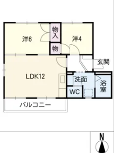 タウン滝ノ水【2階】の間取り