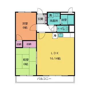 ヴィラK’sガーデン【1階】の間取り