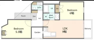 ヒルサイドイン国分寺【3階】の間取り