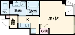 サンモールコート九条【2階】の間取り