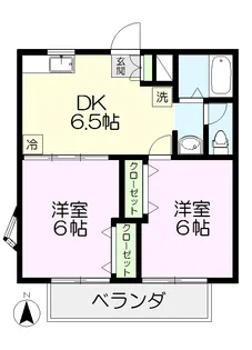 ドリームクレストI【1階】の間取り