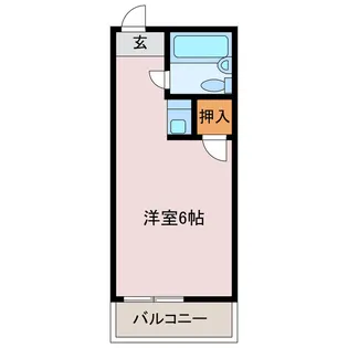 パステルクボ16【4階】の間取り