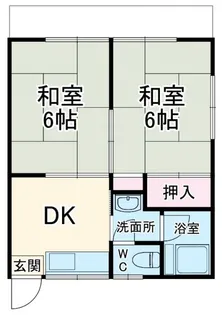 ハイツやよい【2階】の間取り
