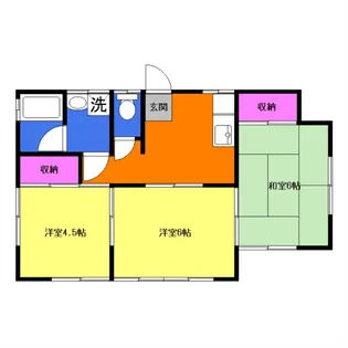 神奈川県厚木市三田3【一戸建】の間取り