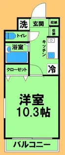 キャッスルヒルズ【3階】の間取り