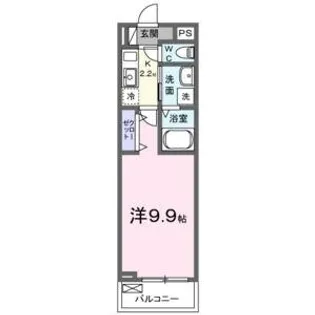 ラピスA【2階】の間取り