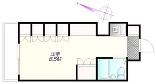 ブレアハウス【3階】の間取り