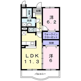 茨城県日立市日高町1【マンション】の間取り