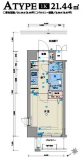 バージュアル横濱鶴見【9階】の間取り