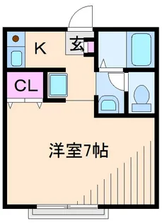 アットウエスト【2階】の間取り