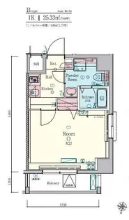 LEXE明大前【2階】の間取り