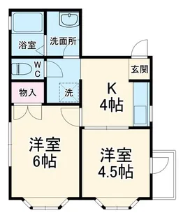 丸惣ビル【2階】の間取り