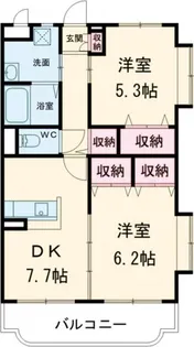 グレイスコート【1階】の間取り