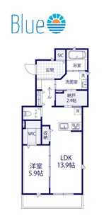 アウトゥーノ【1階】の間取り