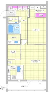 ディーバウイングときわ台【1階】の間取り