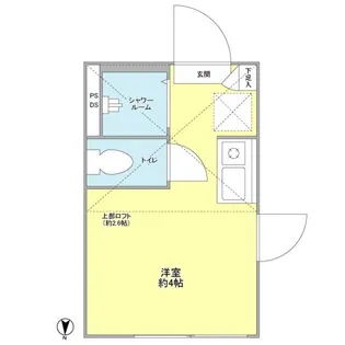 KULA不動前【2階】の間取り