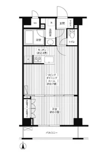 グランハイツ東新宿【4階】の間取り
