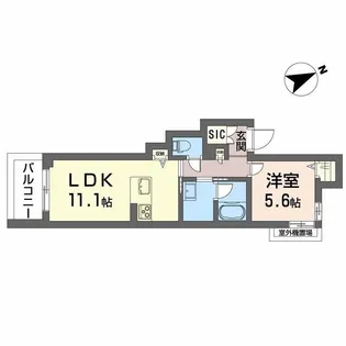 メープル【3階】の間取り
