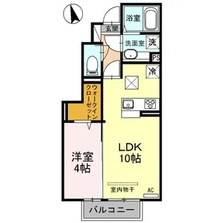 Dーroom新橋【1階】の間取り