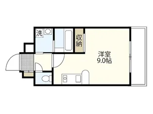 ル・アーブル宇品【4階】の間取り